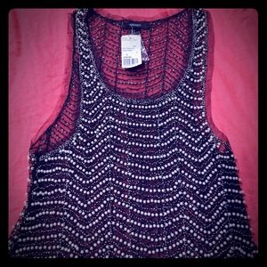 NWT beaded top